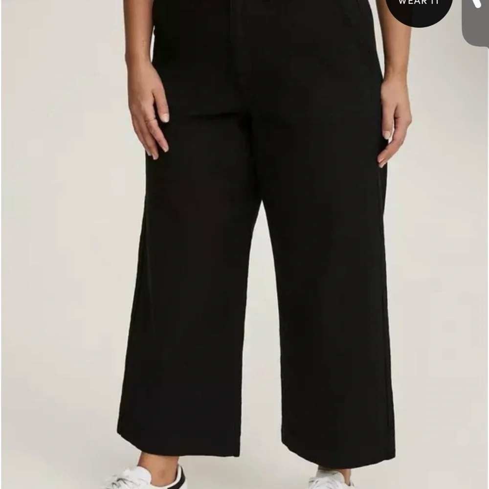 Torrid Lace-Up Back Utility Pants Black Wide Leg High Rise Plus Size 20